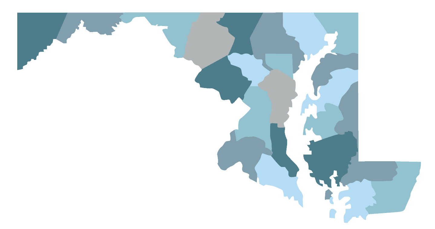 Maryland map