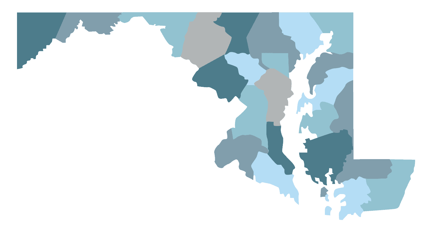 Maryland map