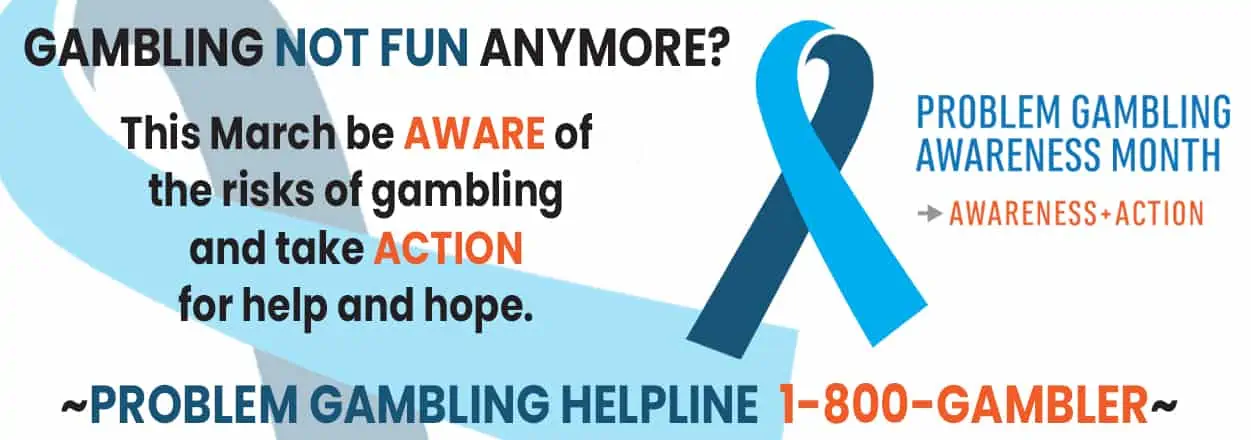 March is Problem Gambling Awareness Month