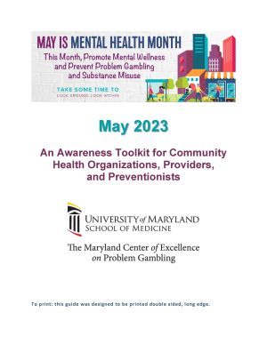 May 2023 Mental Health Awareness Toolkit (Cover)